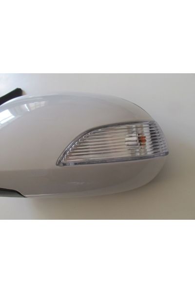 Hyundaı I30-07/12;kapı Aynası Sol Elektrikli/sinyalli/beyaz Kapaklı(SİNYALİ KISA)(5FİŞ) 87610-2c120