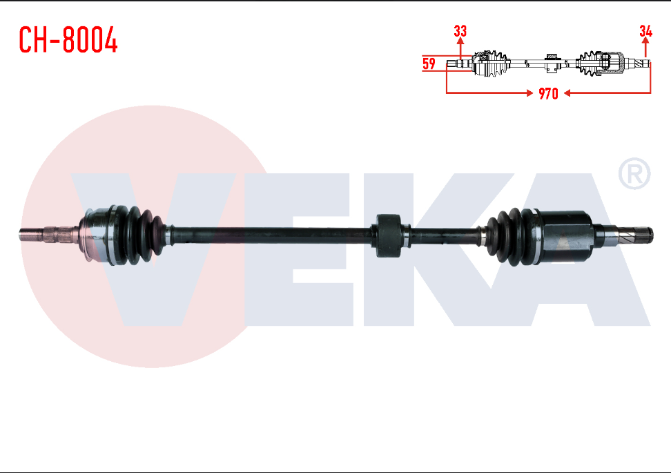 Cruze 09-14 Aks Komple Sağ 13371622 CH-8004 VEKA