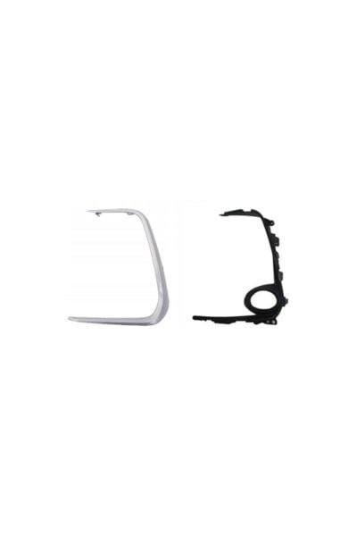 (Yeni Ürün!!!)toyota Corolla E210 19/24 Sis Lamba Kapağı Sol Sis Delikli Nikelajlı İç Dış Set