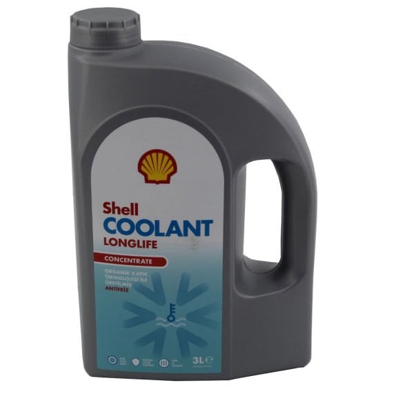 Shell Coolant Longlife Konsantre Kırmızı 3L  Antifriz -37°C