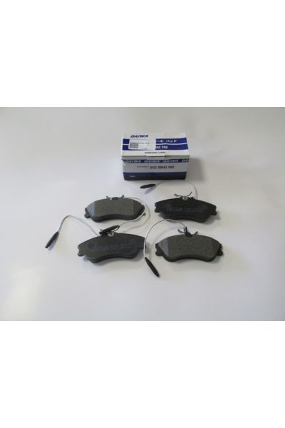Peugeot Partner 03/09 Ön Fren Balatası (4 Kablolu)(disk) (129,7x56x18,5) (Bramax)