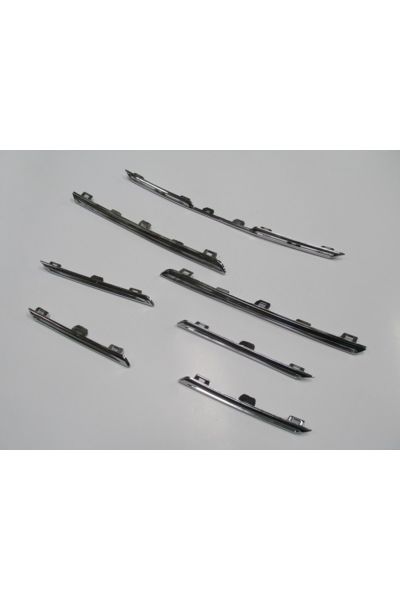 Renault Megane 4 Sd/hb 16/20 Ön Panjur Üst Çıtası Nikelajlı Set (7 Parça)