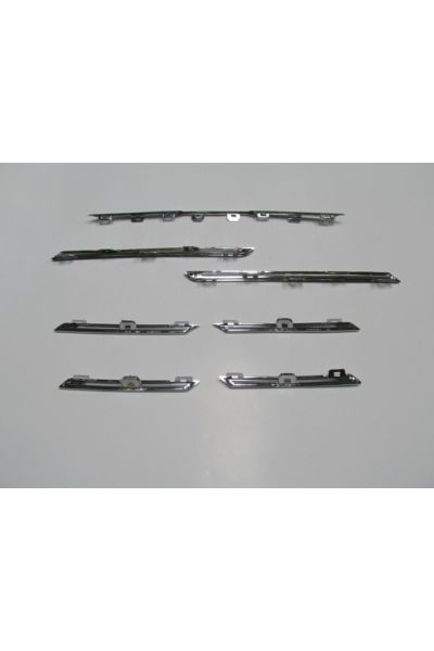 Renault Megane 4 Sd/hb 16/20 Ön Panjur Üst Çıtası Nikelajlı Set (7 Parça)