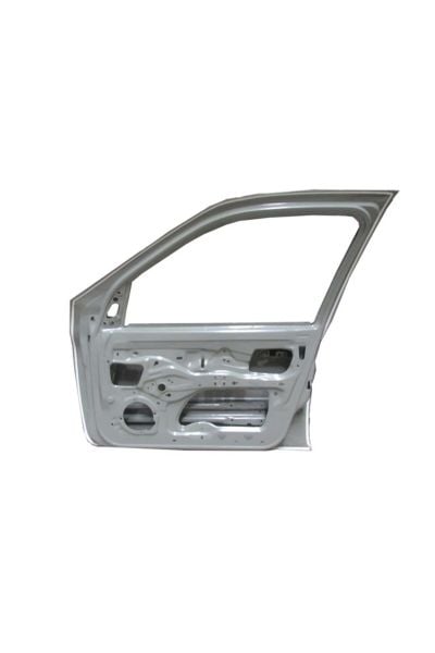 Renault Clio 2 Sd 98/01 Ön Kapı Komple Sağ Band Delikli/gri Boyalı (İceli/çekomastikli)(tw)