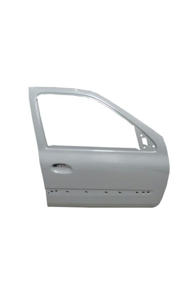 Renault Clio 2 Sd 98/01 Ön Kapı Komple Sağ Band Delikli/gri Boyalı (İceli/çekomastikli)(tw)