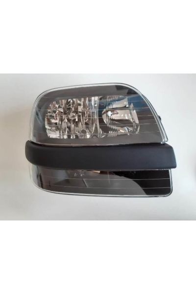 Fıat Doblo- 01/05; Far Lambası Sağ Elektrikli/motorsuz/siyah 8fişli (siyah Bandlı)(h1/h7) (ayfar)
