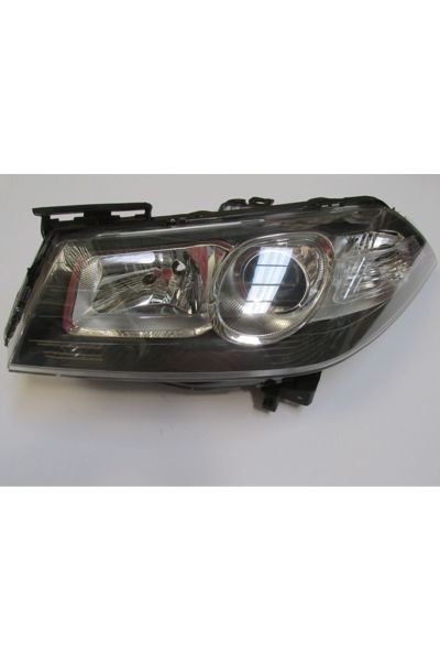 Renault Megane-2-07/09; Uyumlu Far Lambası Sağ Elektrikli/motorsuz Siyah 5 Fiş Mercekli Makyajlı