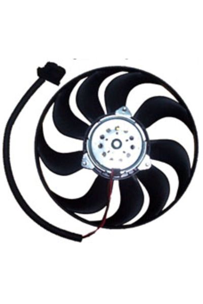 Skoda Fabia 01/07 Klima Fanı Motorlu 2 Fişli (9 Kanat)
