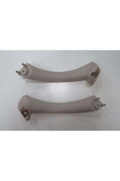 BMW 3 SERI- E90- 05/11; ÖN KAPI İÇ ÇEKME KOLU SAĞ/SOL SET (2 PARÇA) BEJ