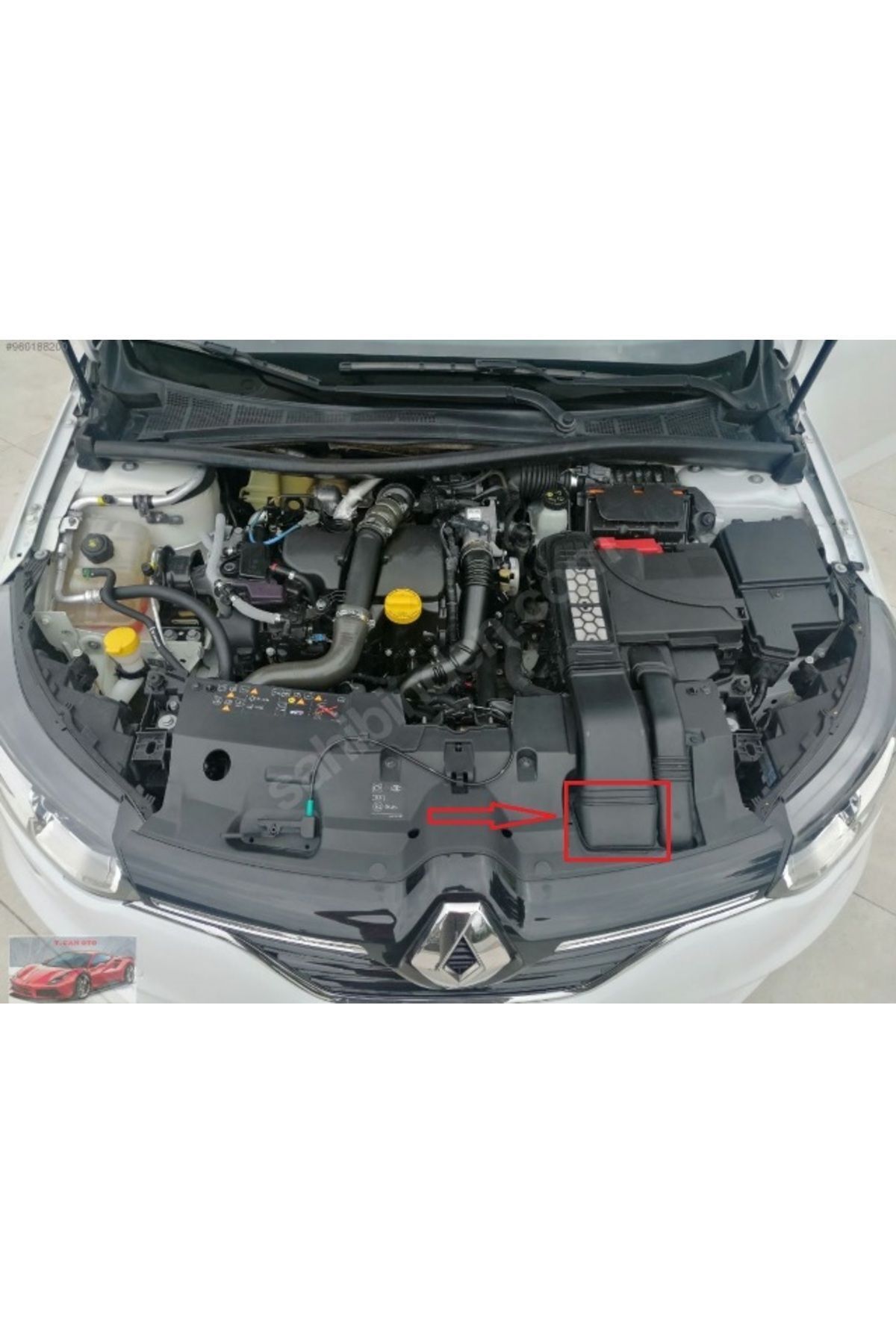 Renault Megane- 4- Sd/hb- 16/20; Hava Giriş Borusu Uç Kısım (TAMPON HAVA KANALI) 960151239r