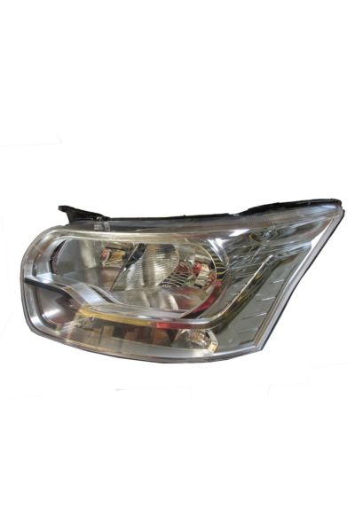 Ford Transit V363 14/19 Far Lambası Sol Elektrikli/motorlu/nikelajlı 9fişli (H7/h15)(ayfar)