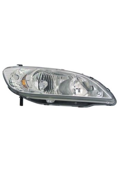 Honda Civic Sd 04/05 Far Lambası Sol Manuel (Sinyali Sarı)(camı Setli) (Park Lamba Deliksiz)