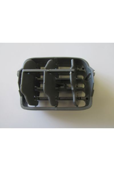 Renault Clıo- 2- Sd/hb- 02/08; Ön Göğüs Üfleme Peteği Sol Gri (DİFİZÖR) 7702258375