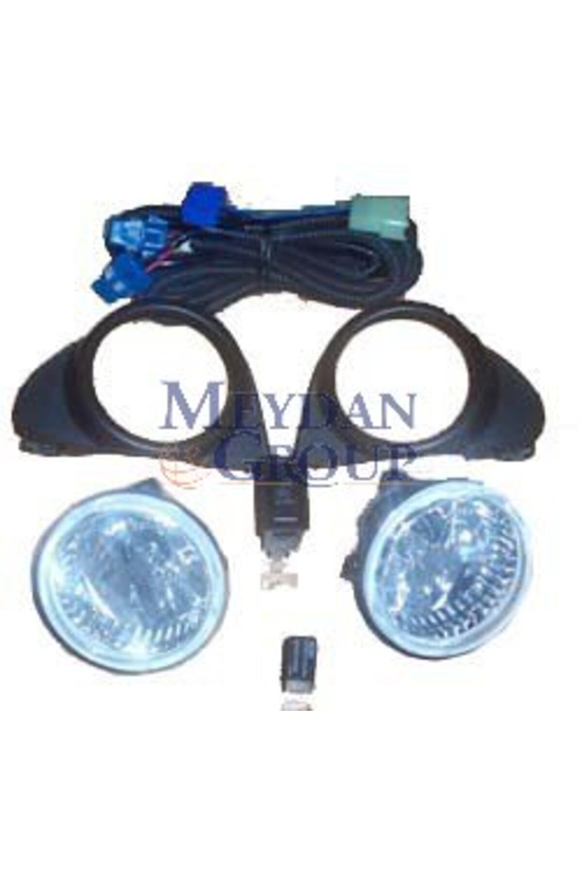 Toyota Yarıs-00/02;sis Lambası Sağ/sol Set 2 Parça Yuvarlak Çerçeve/role/düğme 81210-06070