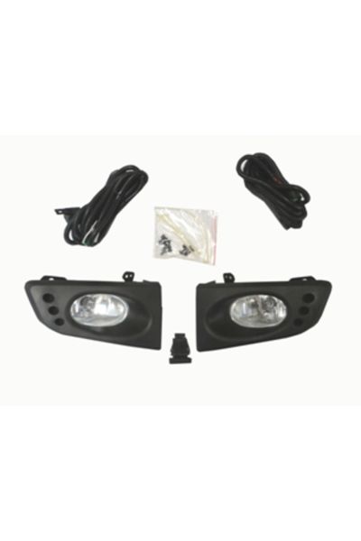 Honda Jazz 09/11 Sis Lambası Oval Tip Sağ/sol Set 2 Parça (Tesisat/çerçeve/düğmesi İle)famella