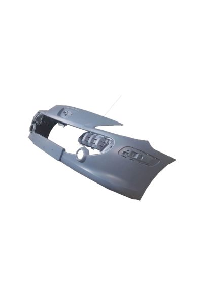 Peugeot 307 06/08 Ön Tampon Gri Astarlı(panjur/bant Delikli/sis Çerçeveli)(panel Üst Korumalı)t