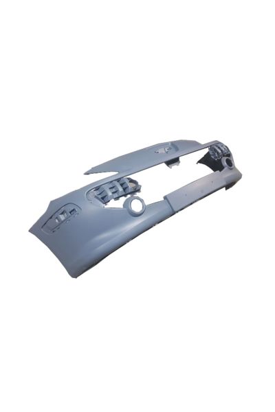 Peugeot 307 06/08 Ön Tampon Gri Astarlı(panjur/bant Delikli/sis Çerçeveli)(panel Üst Korumalı)t