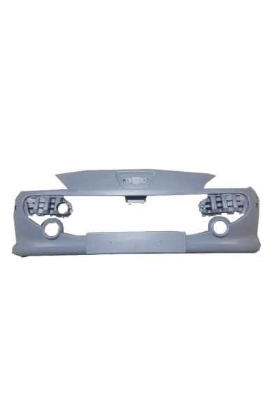 Peugeot 307 06/08 Ön Tampon Gri Astarlı(panjur/bant Delikli/sis Çerçeveli)(panel Üst Korumalı)t