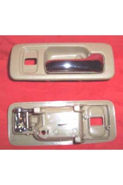 Honda Accord 90/93 Ön Kapı İç Açma Kolu Sağ Bej (Elceği Nikelajlı) (Hushan)