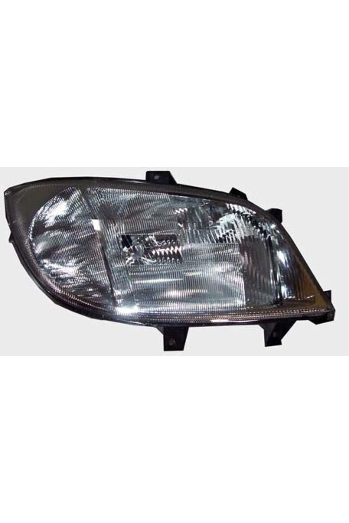 Parça A.MERCEDES SPRINTER- 00/02; FAR LAMBASI SAĞ ELEKTRİKLİ/SİSLİ/ÇİZGİLİ CAM (H1/H1/H7)(TYC)