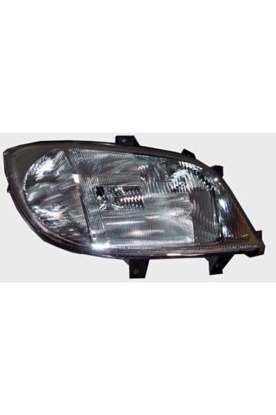Parça A.MERCEDES SPRINTER- 00/02; FAR LAMBASI SAĞ ELEKTRİKLİ/SİSLİ/ÇİZGİLİ CAM (H1/H1/H7)(TYC)