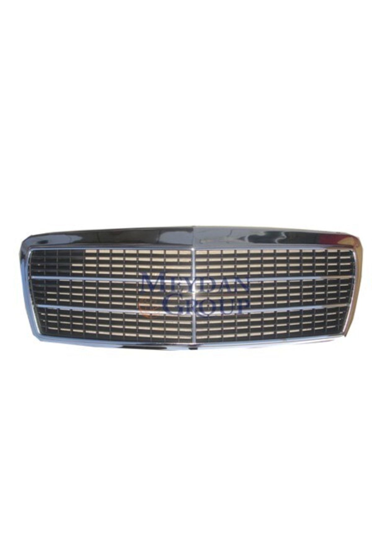 E Class- W210- 96/99; Ön Panjur Komple Nikelajlı (petekleri Siyah)(5çıtalı)(classıc)(bfn)