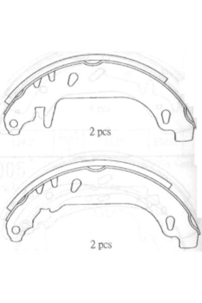 Renault R11- Flash- 86/95 Arka Fren Pabucu (90x40)(bramax) 7701202542