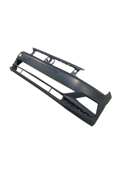 Volkswagen Polo 7 17/21 Ön Tampon Siyah (Sis/panjur Delikli/sensör Deliksiz)(tyg)
