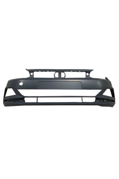 Volkswagen Polo 7 17/21 Ön Tampon Siyah (Sis/panjur Delikli/sensör Deliksiz)(tyg)