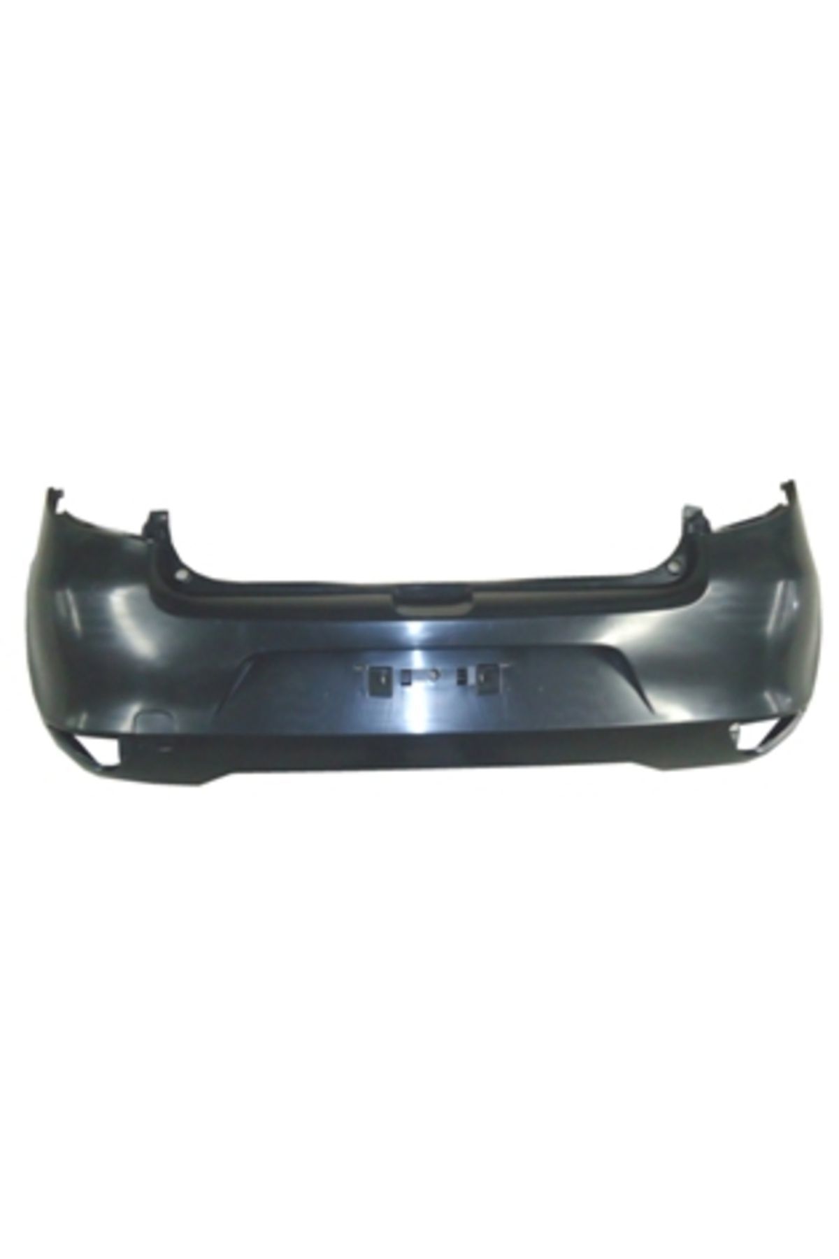 Renault Clio 3 Hb 09/12 Arka Tampon Siyah (Sensör Deliksiz (Tyg)