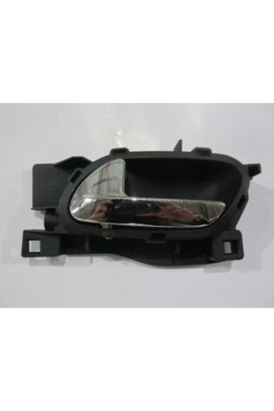 Peugeot 407 04/11 Ön Kapı İç Açma Kolu Sol Siyah (Elceği Nikelajlı) (Hushan)