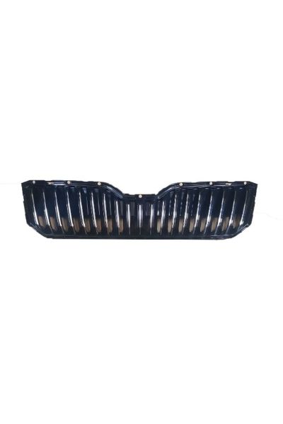 OEM NO 3V0853653BF0D UYUMLU SKODA SUPERB 15/18 ÖN PANJUR SİYAH PETEKLERİ NİKELAJLI (NİKELAJ ÇERÇEVES