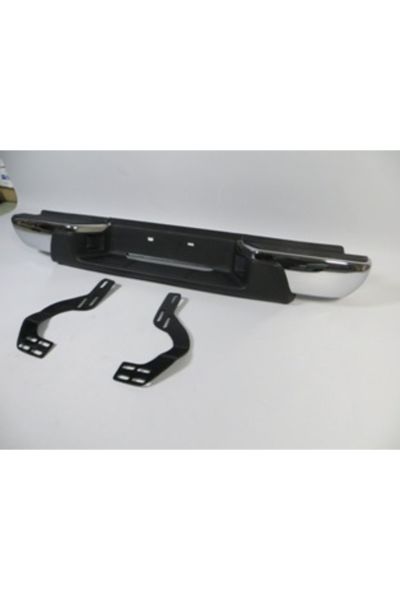 Isuzu D Max Pick Up 07/12 Arka Tampon Nikelajlı (Plaka 52cm) Üstü Plastikli Bağlan.ayakları İle