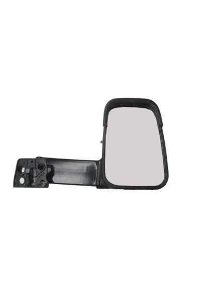 FORD TRANSIT- 93/96; KAPI AYNASI SAĞ UZUN KOLLU SİYAH (ŞAPKALI TİP) (YERLİ)