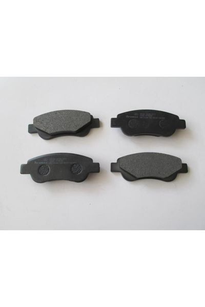 CITROEN C1- 07/13; ÖN FREN BALATASI (DİSK)(123X42,7X16)(BRAMAX)