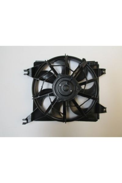 Hyundai Accent 98/00 Klima Fan Davlumbazı Komple (7 Kanat) (Motorlu) (Oris)