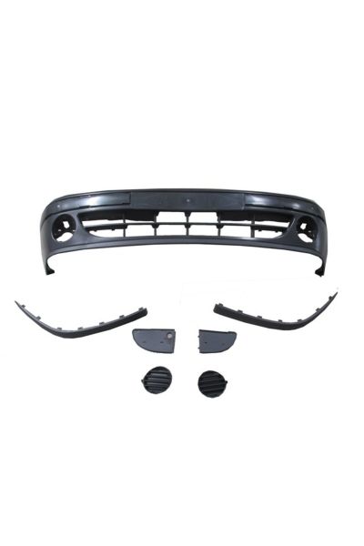 Renault Megane 1 99/02 Ön Tampon Siyah (Sis Delikli/sis Kapaklı/şok Emicili/bantlı) (Eurobum