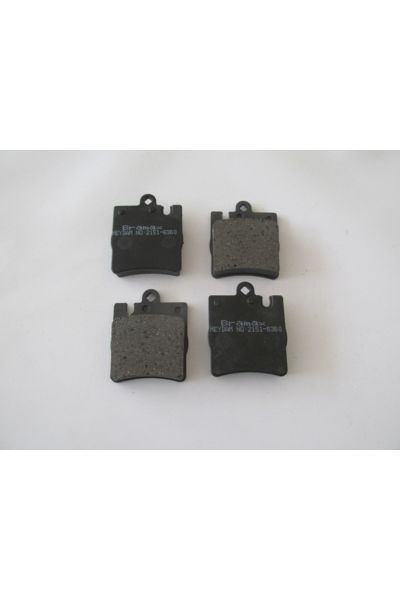 E Class- W210- 00-02 Arka Fren Balatası (KABLOSUZ)(DİSK) (63,6X78,4X15) Oem No: A0024205220
