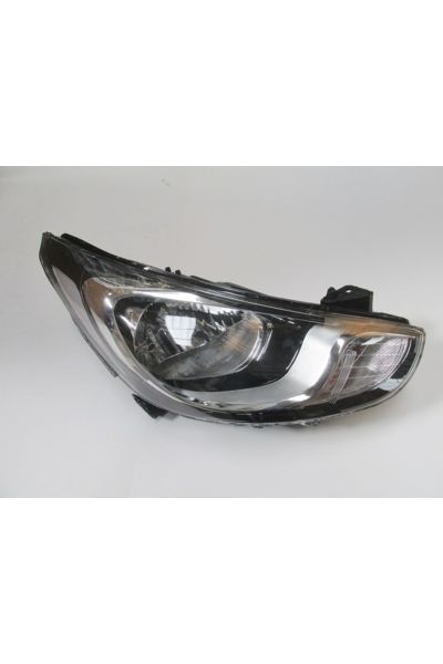 Hyundaı Accent-blue-11/14;far Lambası Sağ Elektrikli/motorlu/beyaz Reflektörlü Ledsiz H4 92102-1r040