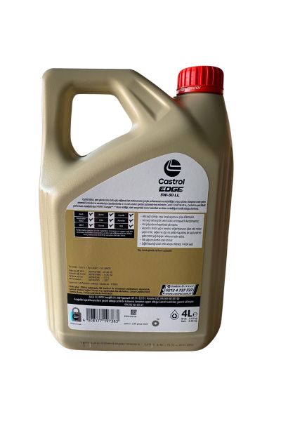 Edge LL 5W-30 Tam Sentetik Partiküllü Motor Yağı (Üretim Tarihi 15.01.2025 )