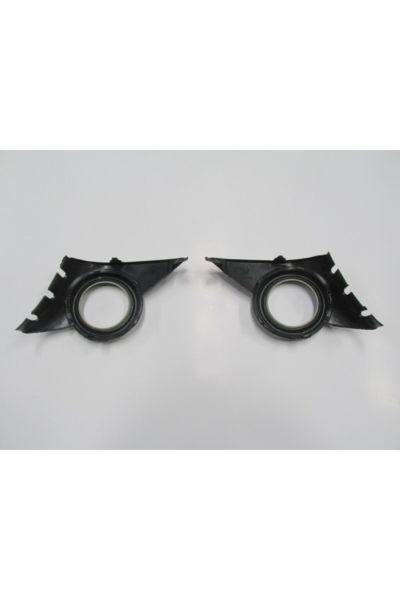 Peugeot 207- 06/09 Sis Lamba Kapağı Sağ/sol Set (2 PARÇA) Sis Delikli Çerçevesi Gri 7452.hx