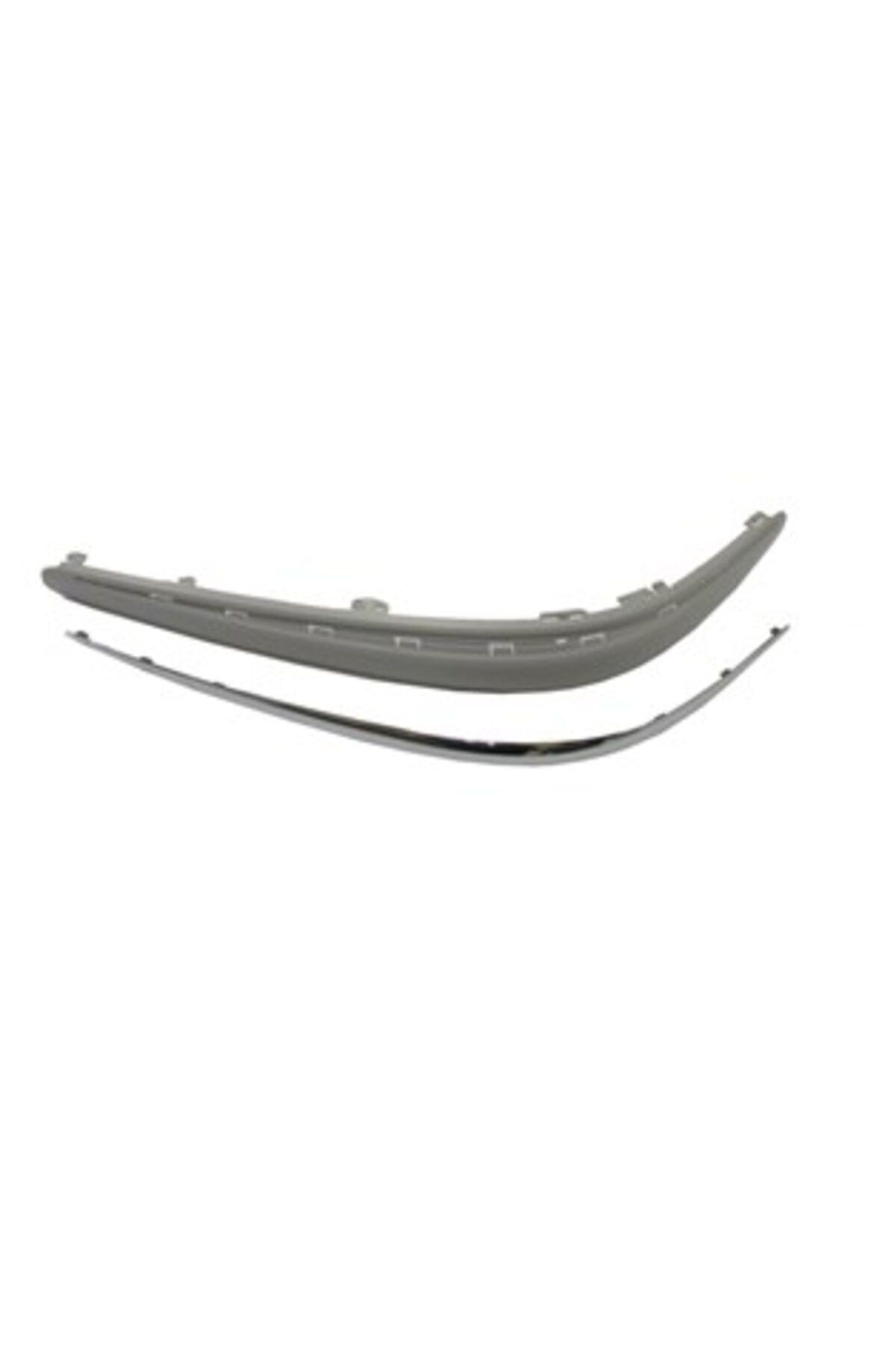 Mercedes E Class-w211-03/06;ön Tampon Bandı Sol Gri Astarlı/nikelaj Çıtalı Sen. Deliksiz 2118800512