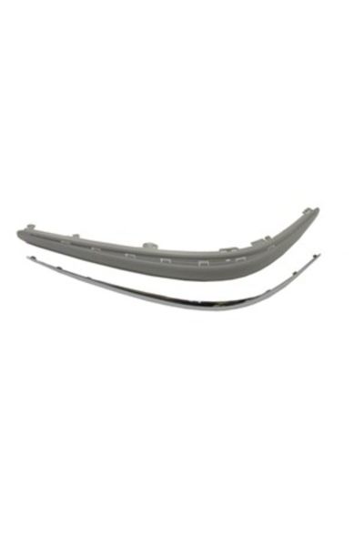 Mercedes E Class-w211-03/06;ön Tampon Bandı Sol Gri Astarlı/nikelaj Çıtalı Sen. Deliksiz 2118800512
