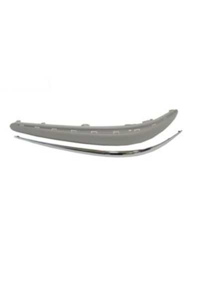 Mercedes E Class-w211-03/06;ön Tampon Bandı Sol Gri Astarlı/nikelaj Çıtalı Sen. Deliksiz 2118800512
