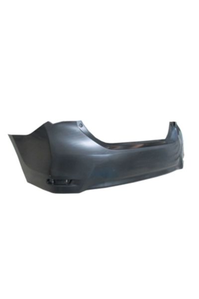 Toyota Corolla Nde180 13/18 Arka Tampon Siyah (Reflektör Delikli) (Tyg)