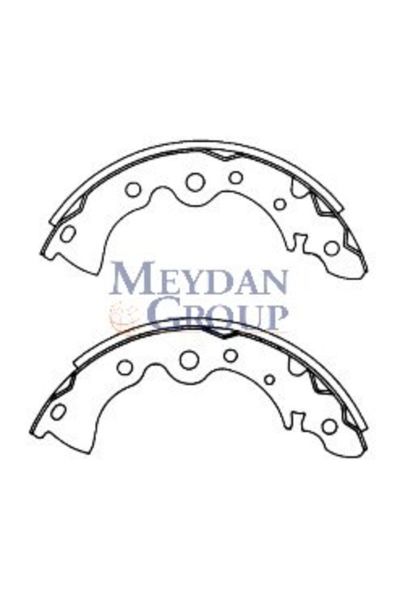 Nıssan Bluebırd- U13- 92/99; Arka Fren Pabucu (101,6X35) (DAIWA) 44060-47l10