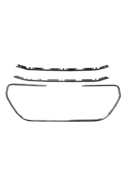 Peugeot 301- 13/16; Ön Panjur Dış Nikelaj Çıtası (3 PARÇA) Set