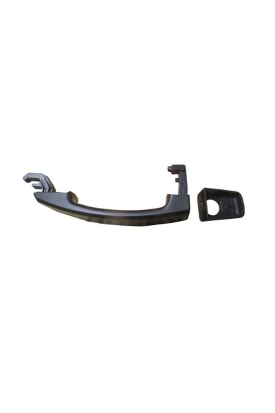 ASTRA- H- SD/HB- 04/14; ÖN KAPI DIŞ AÇMA KOLU SOL SİYAH (ANAHTAR DELİKLİ) (BOYANIR TİP) (TYG)
