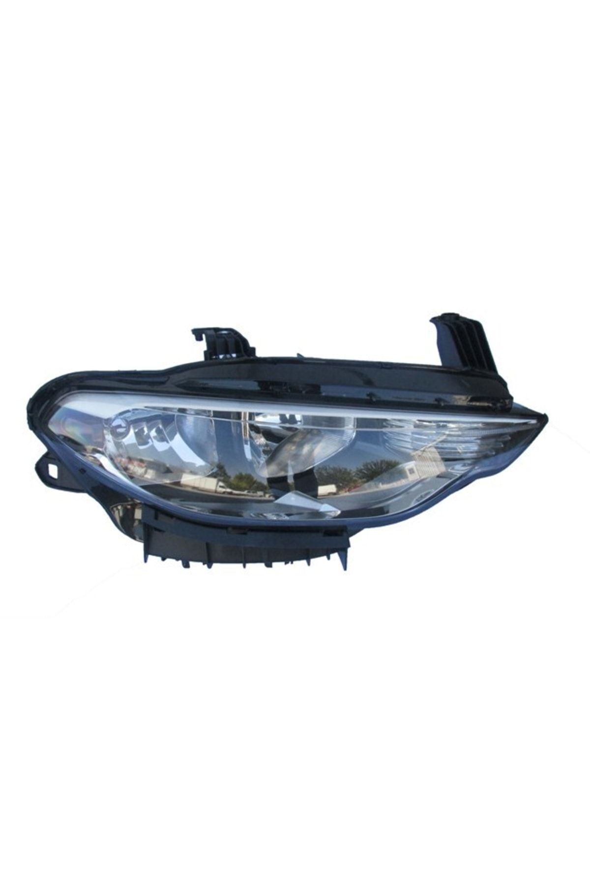 Fıat Egea- Sd/hb/sw- 15/20; Uyumlu  Far Lambası Sağ Elektrikli/motorlu (siyah/nikelajlı) (h7/h15) ()