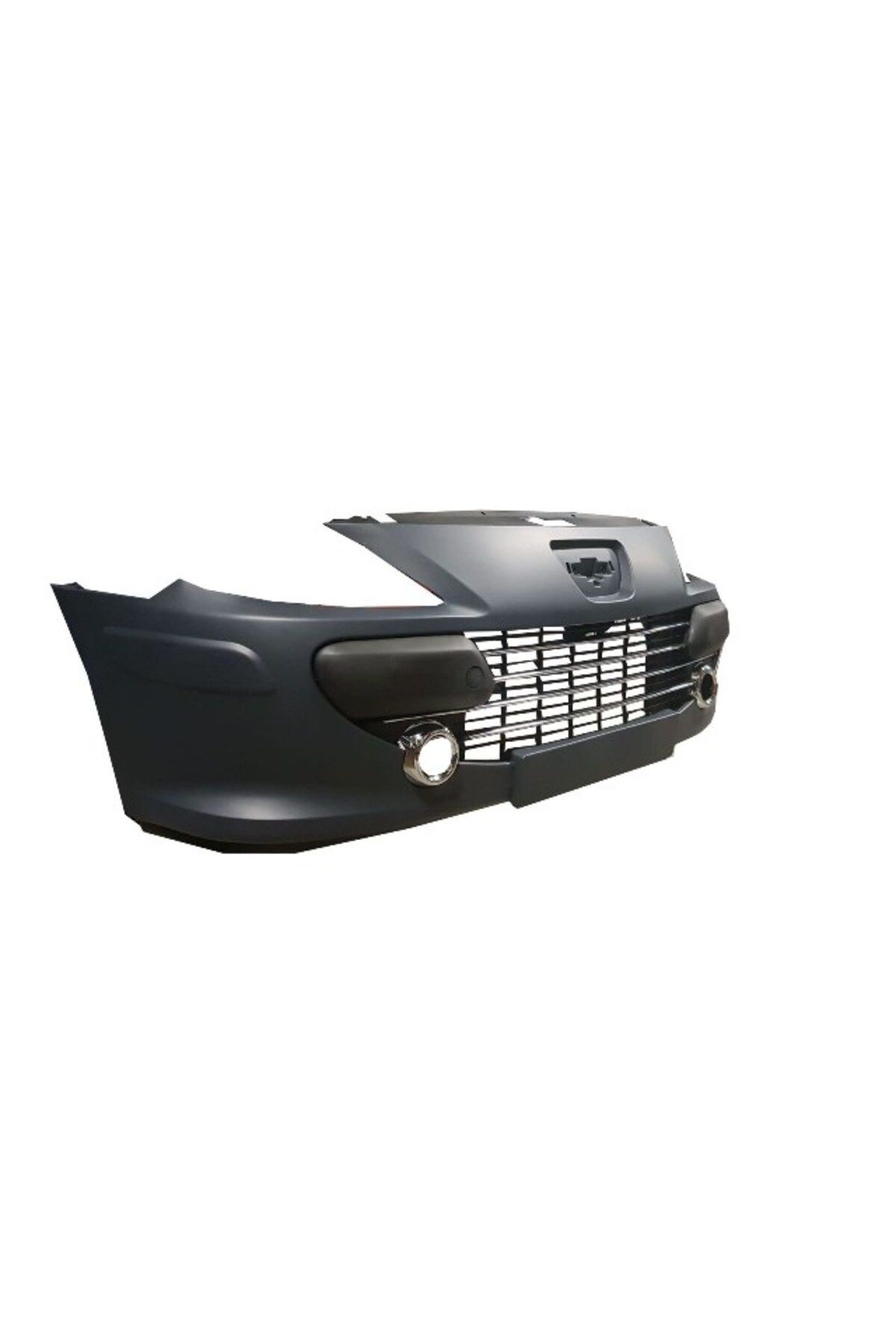 Peugeot 307 06/08 Ön Tampon Gri (Bandlı/panjurlu/sis Çerçeveli/nikelajlı (Komple) (Eurobump)